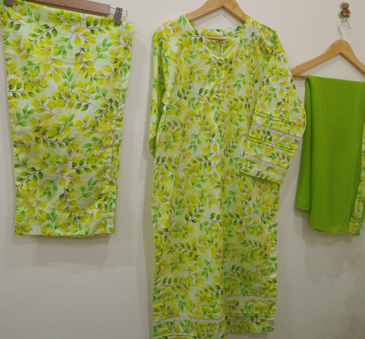 3-Piece Lawn Printed Suit