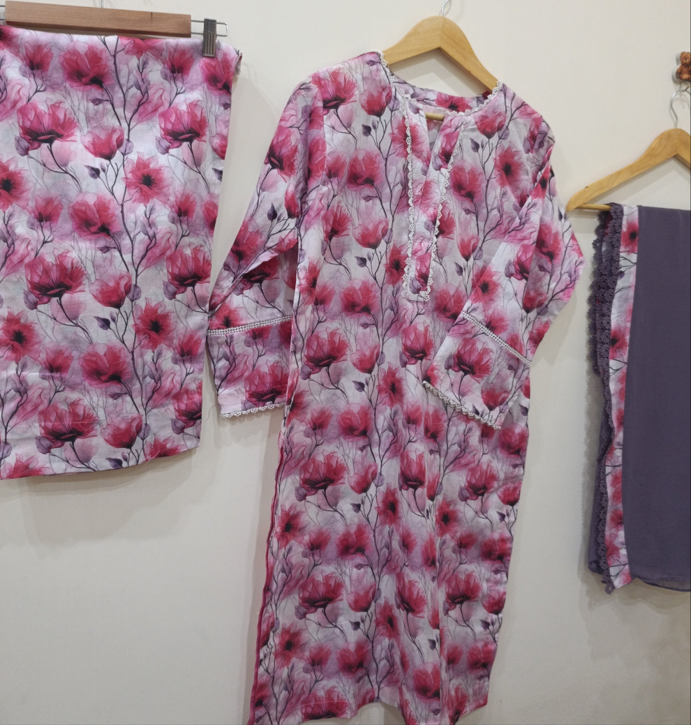 Gulbahaar- 3 Piece Lawn Printed Suit