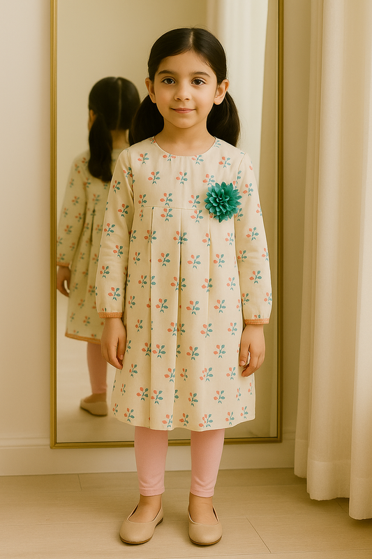 Cherry Pop Pleated Frock