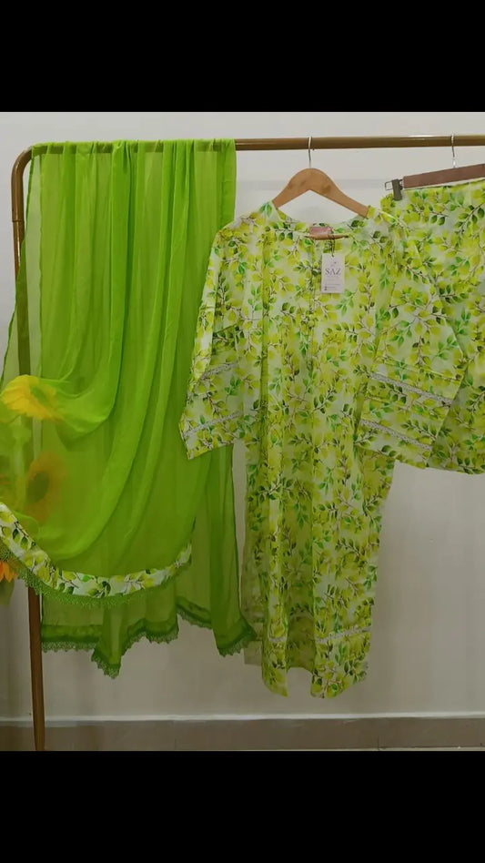3-Piece Lawn Printed Suit