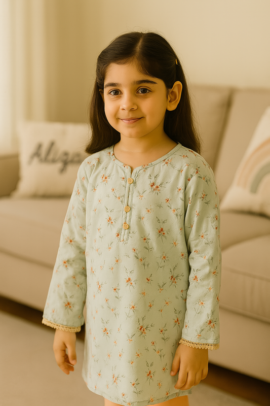 Blossom Mint Kurti