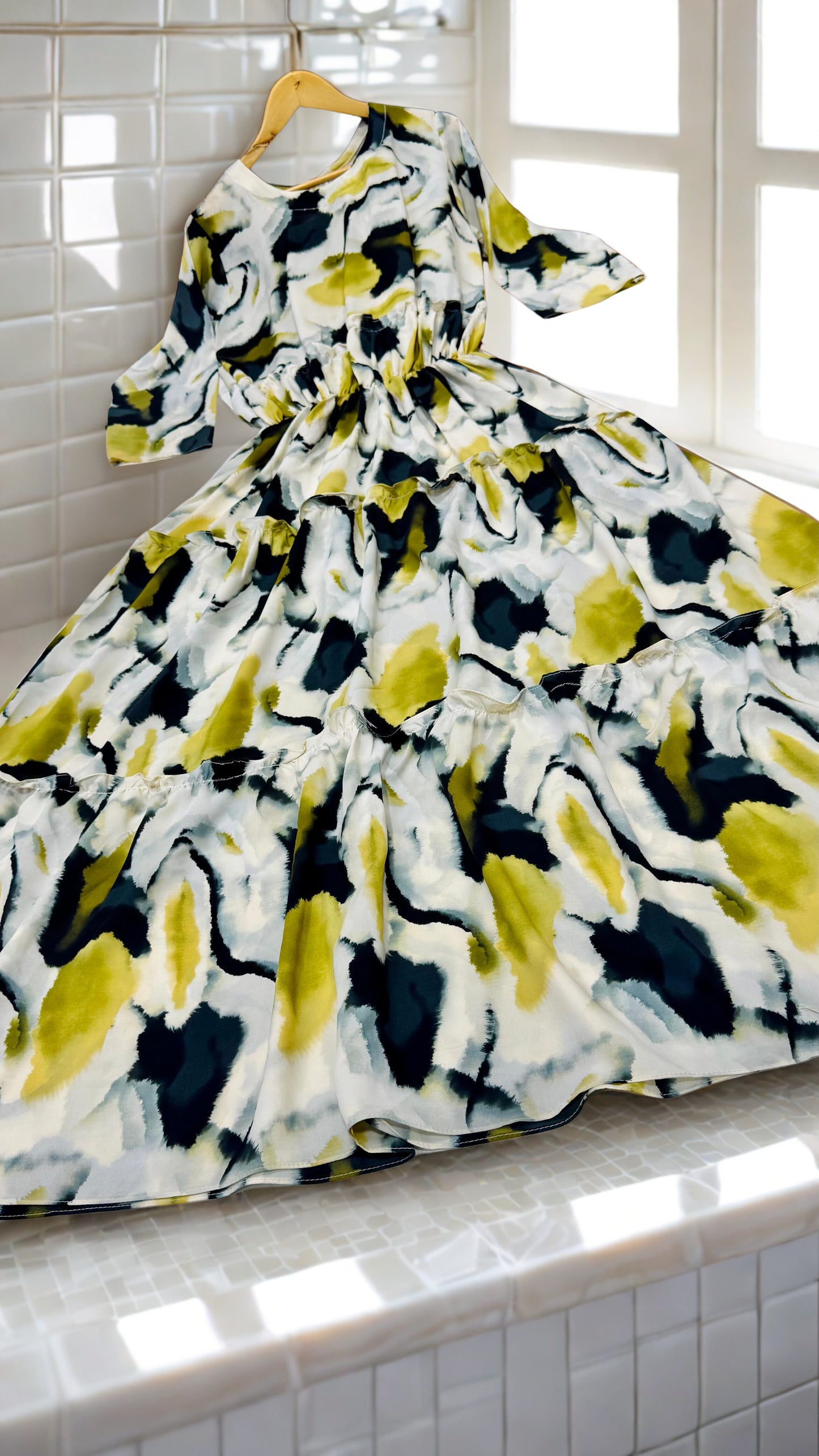 Olive Mist Maxi Dress