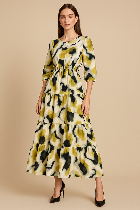 Olive Mist Maxi Dress