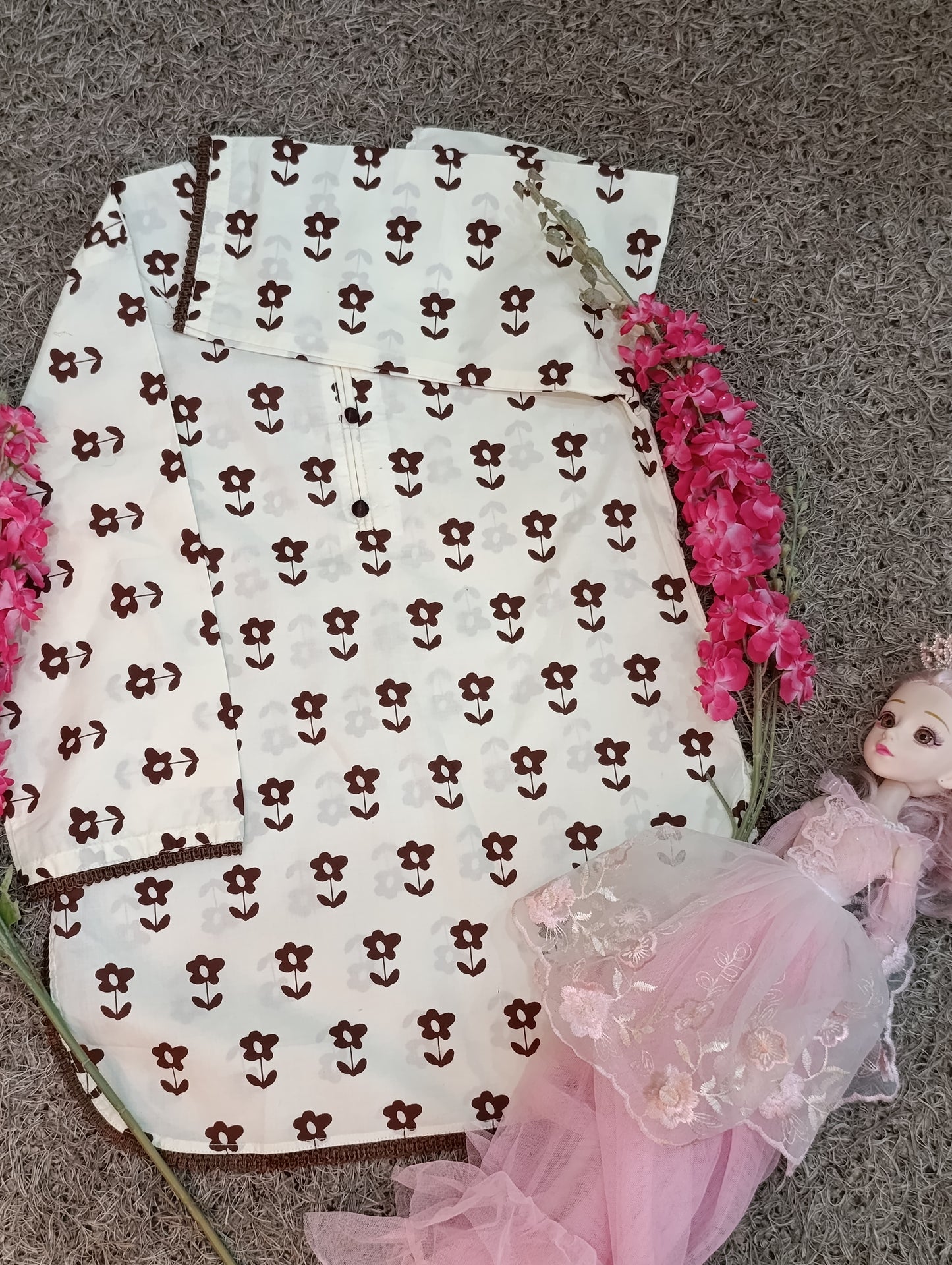 Cocoa bloom kurti