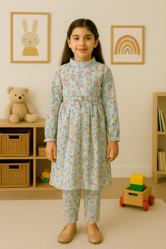 Blossom Breeze Belted Set